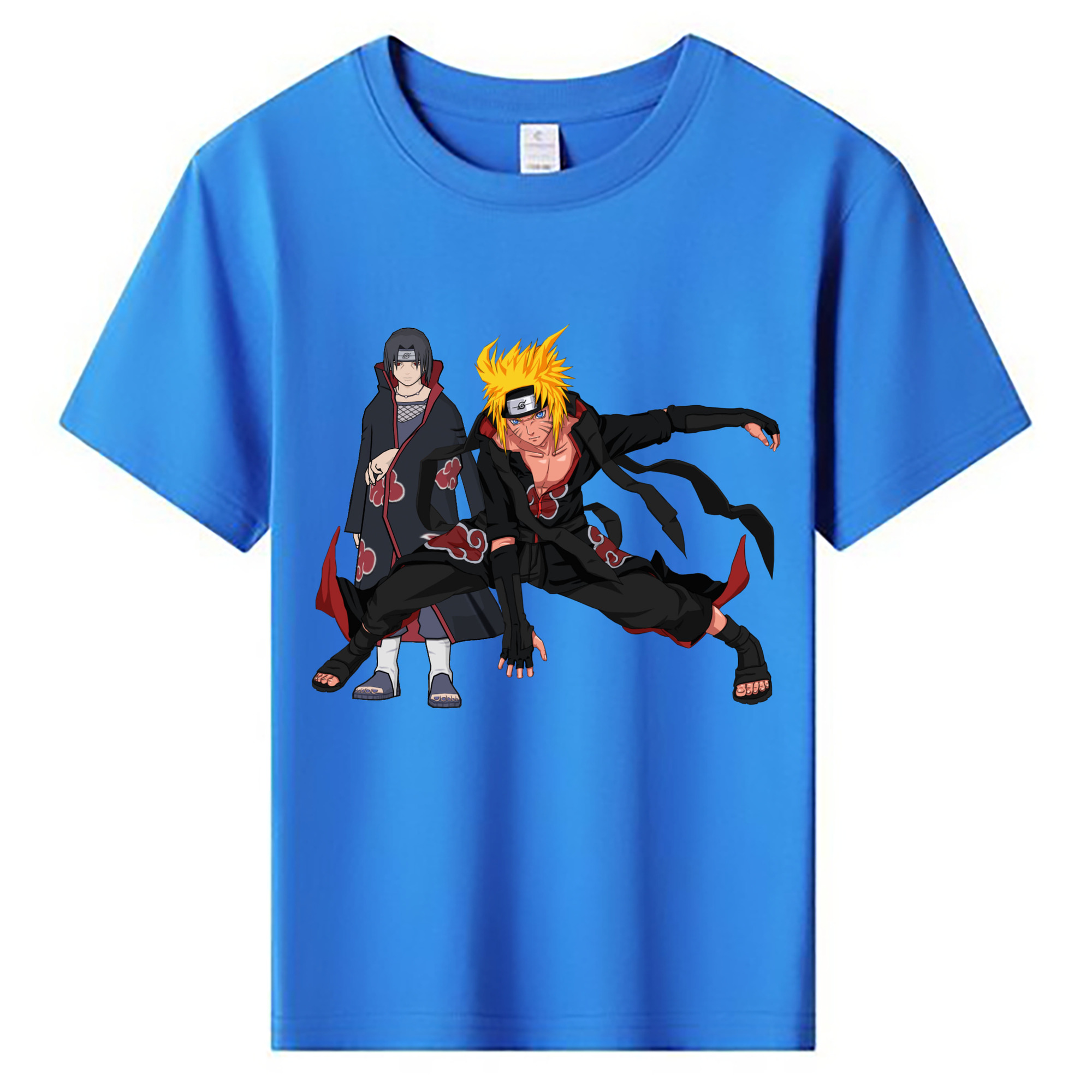 （画像用） NARUTO -ナルト- うずまき ナルト Uzumaki Naruto 綿100％キッズTシャツ（フロントプリント）